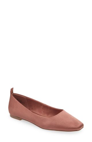 Open Edit + Lennox Square Toe Flat