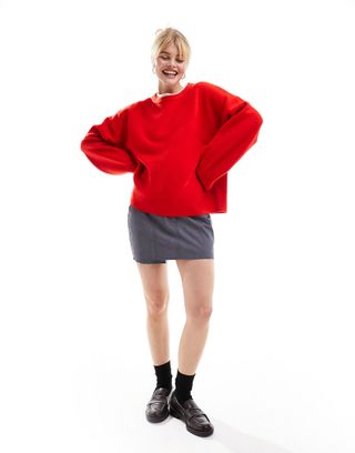 how to wear a crew neck sweater classic style - See (Anna) Jane.