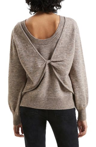 French Connection + Kezia Knot Back Sweater