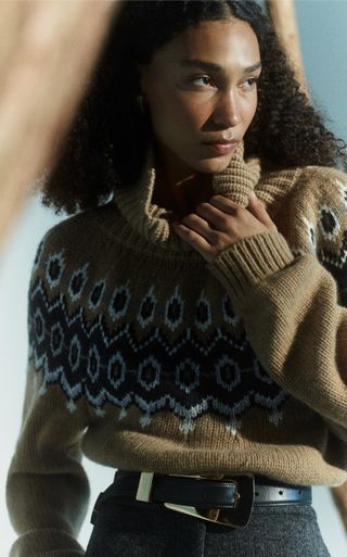 Khaite + Amaris Cashmere-Blend Turtleneck Sweater