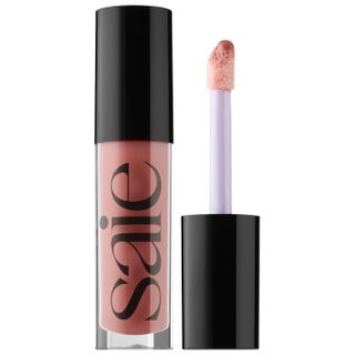 Saie + Glossybounce High-Shine Hydrating Lip Gloss Oil