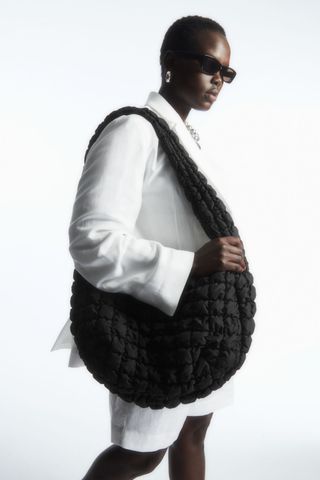 COS + Oversized Quilted Bag
