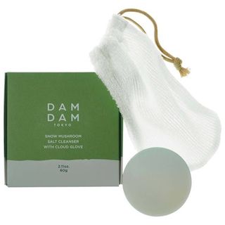 DamDam + Snow Mushroom Pore Cleanser With Exfoliating Glove