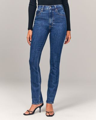 Abercrombie + Ultra High Rise 90s Slim Straight Jean