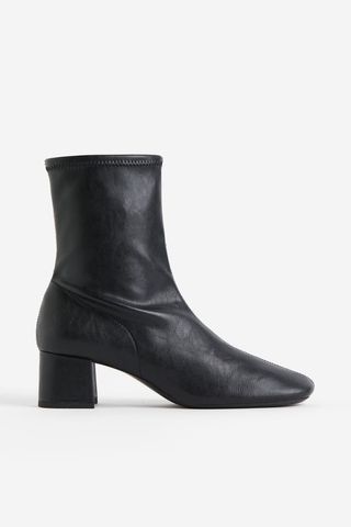 H&M + Ankle-High Sock Boots