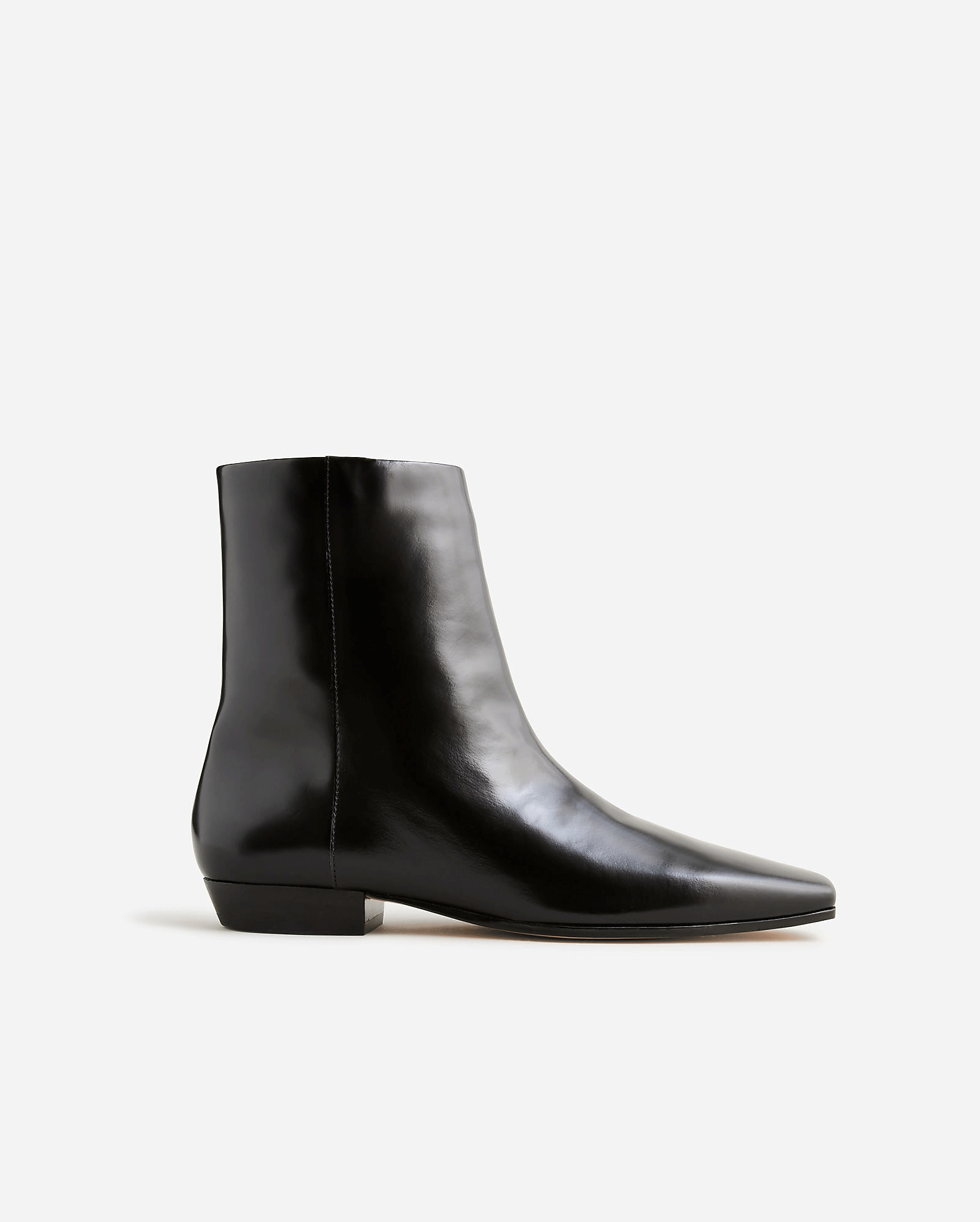 J.Crew + Square-Toe Ankle Boots