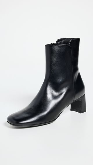 BY FAR + Slava Black Vintage Leather Boots