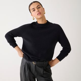 J.Crew + Rollneck Sweater in Supersoft Yarn