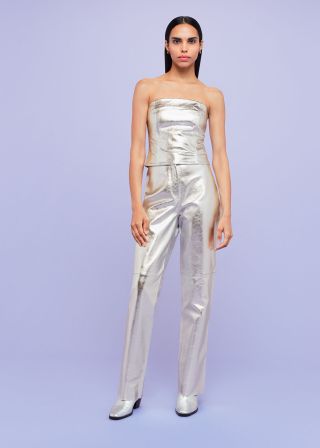 Whistles + Cosmo Leather Trouser