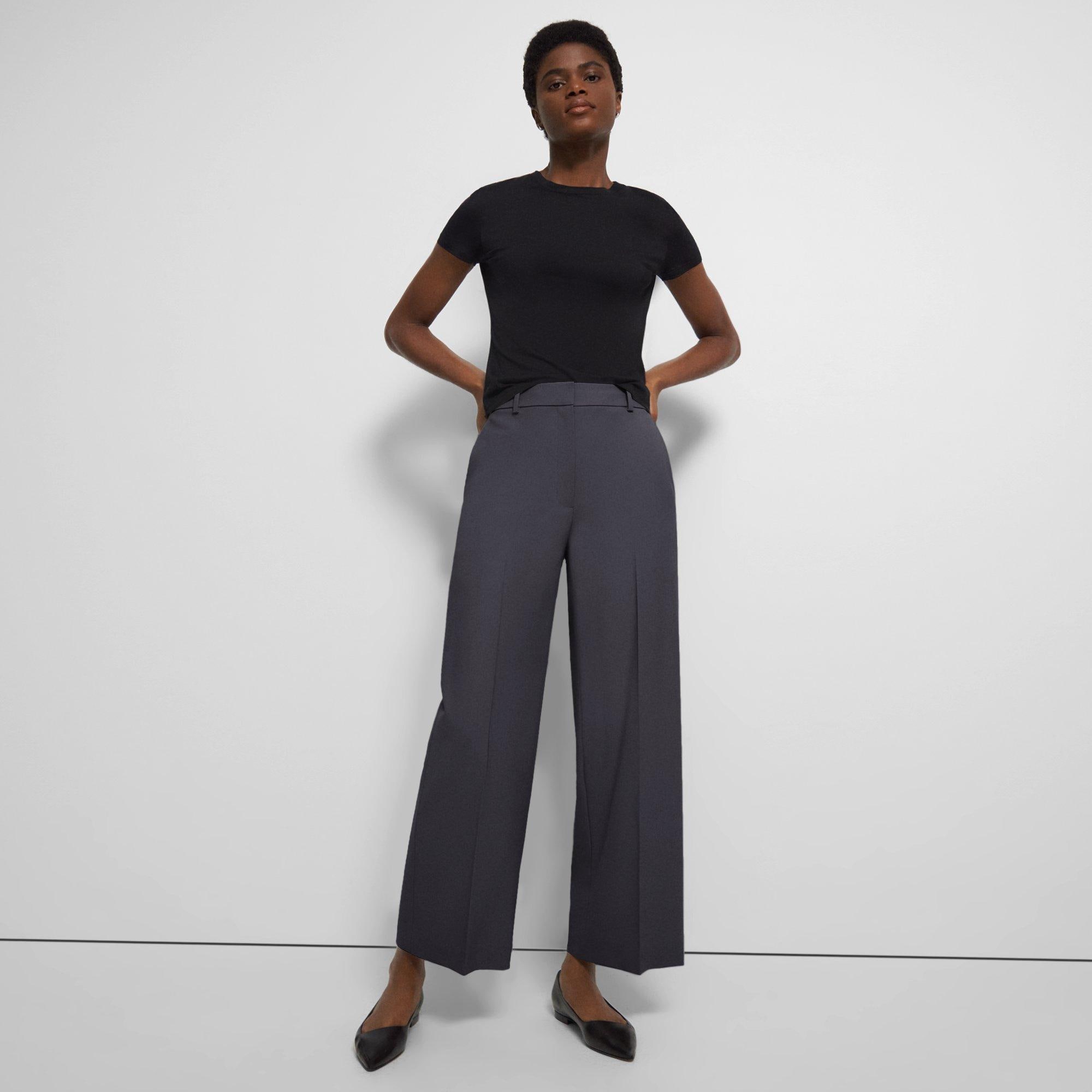 Theory + Relaxed Pant in Good Wool