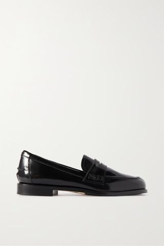 Aeyde + Oscar Patent-Leather Loafers