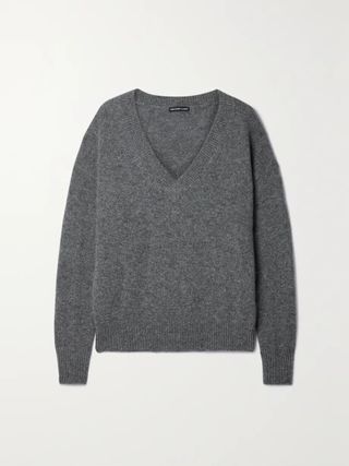 Everlane + The Cozy Stretch V-Neck Sweater