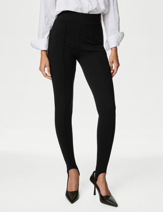 M&S Collection + High Waisted Stirrup Leggings