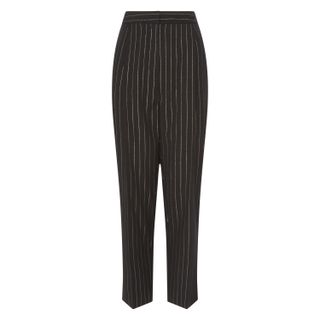 George + Black Pinstripe Trousers