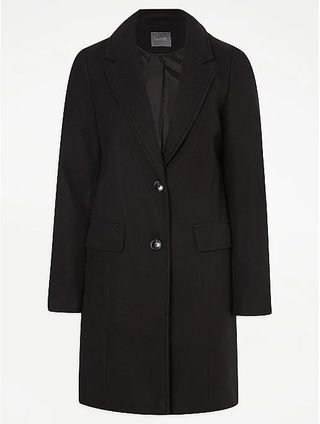 George + Black Longline Formal Coat