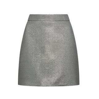 George + Silver Metallic Mini Skirt