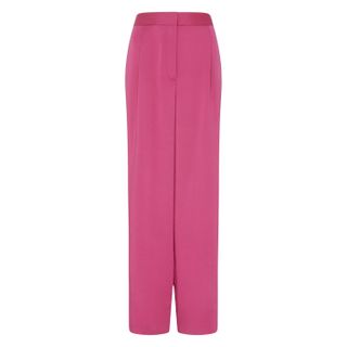 George + Bright Pink Satin Wide Leg Trousers