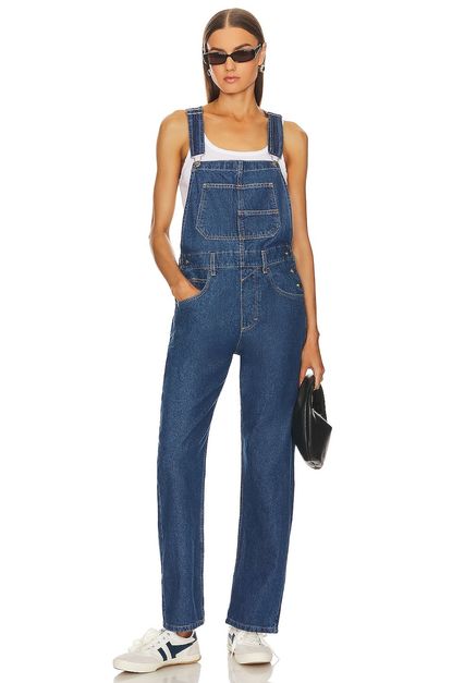 Hailey Bieber Wore Overalls and Heels for a Night Out | Who What Wear