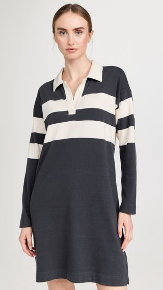 Faherty + Rugby Jersey Polo Dress