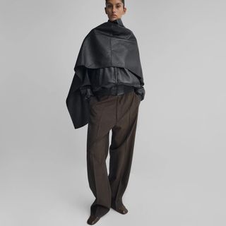 Phoebe Philo + Jacket With Attachable Scarf