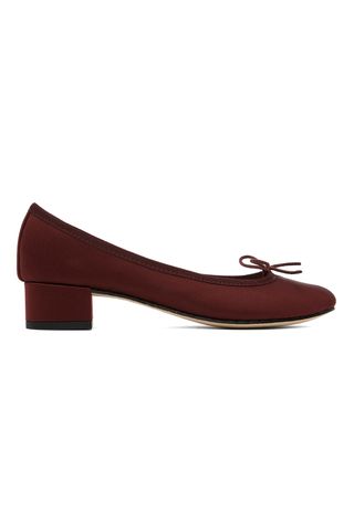 Repetto + Burgundy Camille Heels