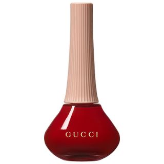 Gucci + Glossy Nail Polish in 25 Goldie Red