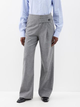 Ba&Sh + Diego Wool-Blend Tailored Trousers