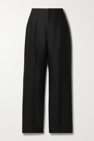 The Row + Hector Wool and Silk-Blend Straight-Leg Pants