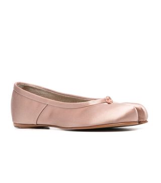 Maison Margiela + Tabi Ankle-Strap Ballerina Shoes