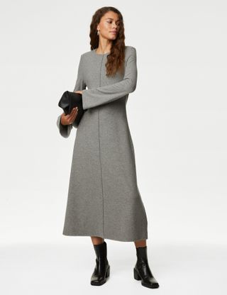 Marks & Spencer + Cosy Midi Column Dress