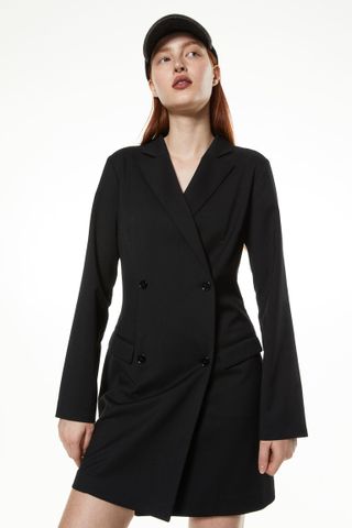 H&M + Double-Breasted Jacket Dress