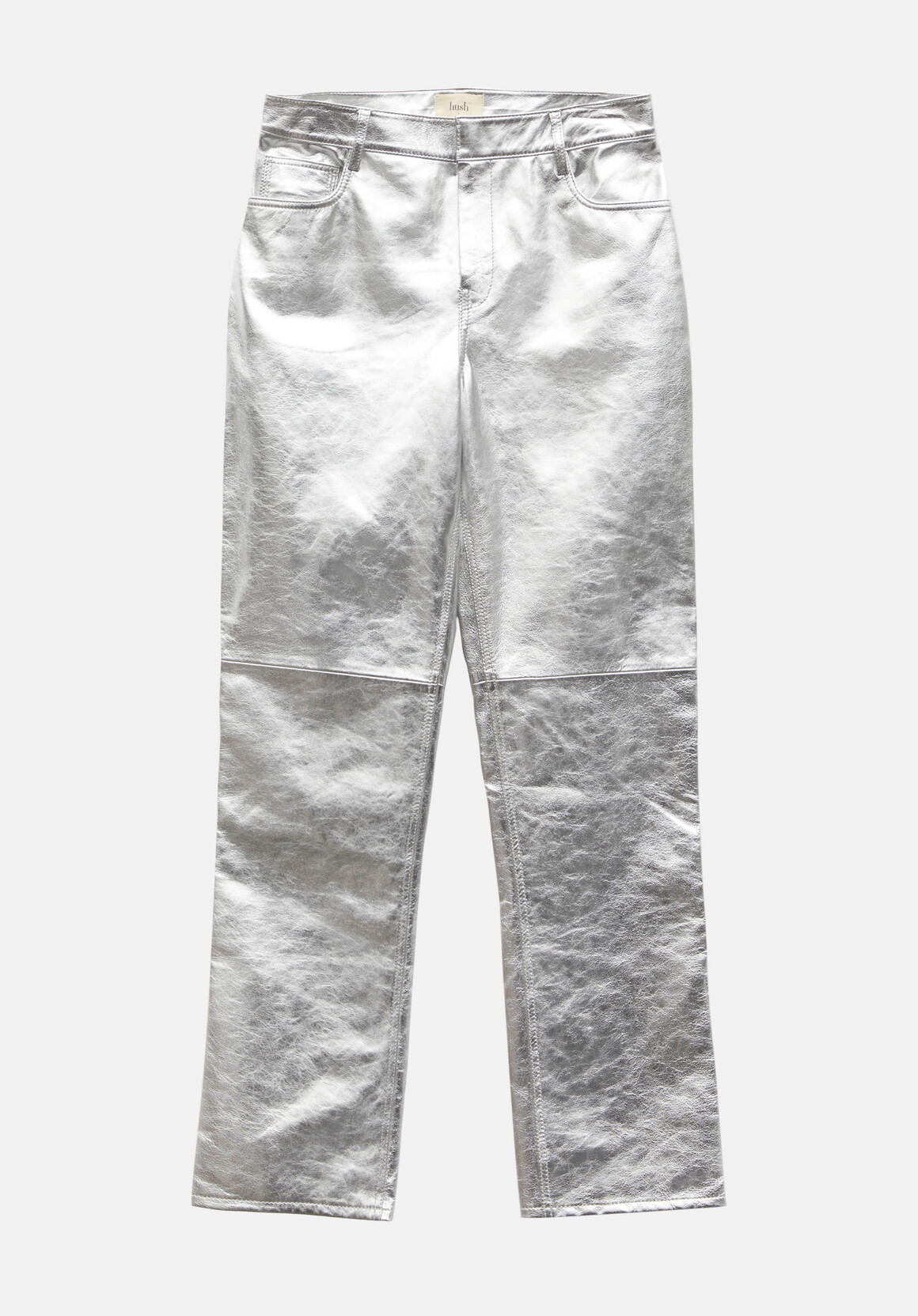 Hush + Silver Leather Trousers