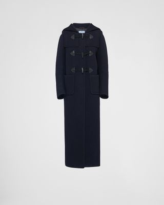 Prada + Single Breasted Cloth Coat