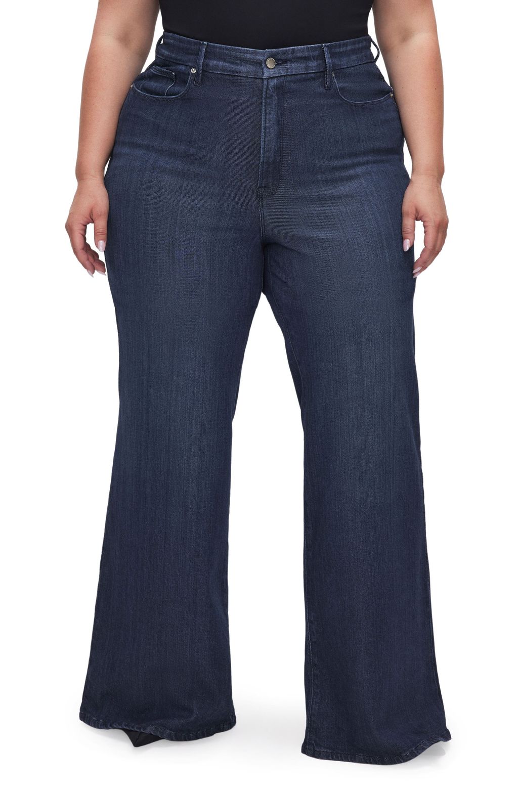 Dark Wash Studded Jeans