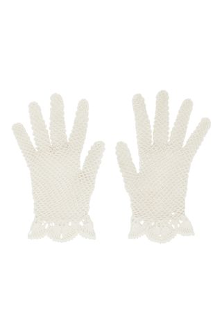 The Row + White Constantin Gloves