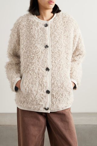 Alex Mill + Reversible Faux Shearling and Quilted Shell Jacket