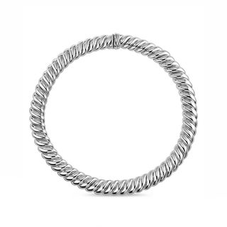 David Yurman + Sculpted Cable Necklace in Sterling Silver