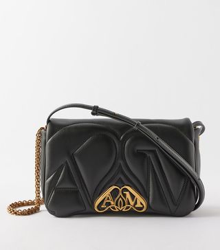 Alexander McQueen + The Seal Small Quilted-Leather Shoulder Bag