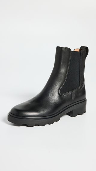 Madewell + The Wyckoff Chelsea Lugsole Boots in Leather