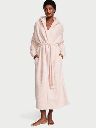 Victoria's Secret + Chenille Hooded Long Robe