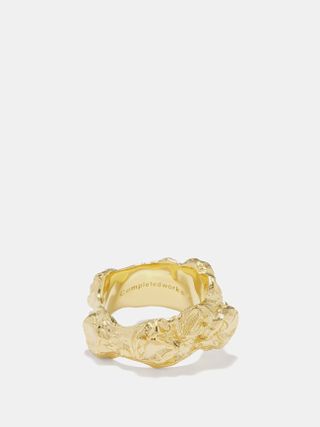 Completedworks + Crushed Bubbles 14kt Recycled Gold-Vermeil Ring