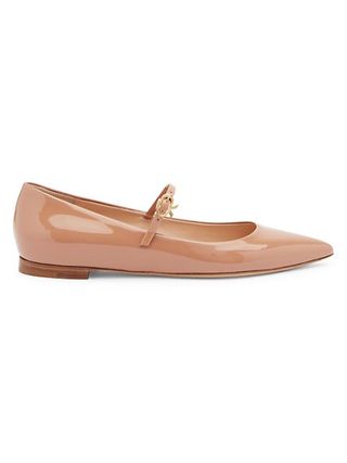 Gianvito Rossi + Patent Leather Ballet Flats