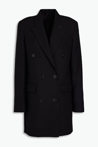 Theory + Double-Breasted Wool-Blend Twill Coat