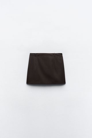 Zara + Pinstripe Mini Skirt