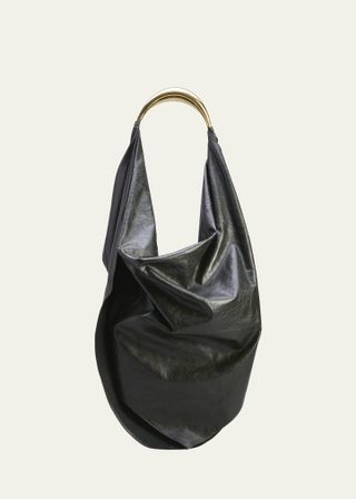 Bottega Veneta + Bandana Slouchy Leather Shoulder Bag