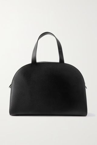 The Row + Bowling Two Textured-Leather Tote