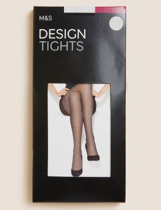 M&S Collection + 20 Denier Sheer Spot Tights