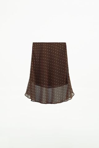 Zara + Polka Dot Mini Skirt