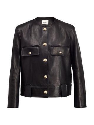 Khaite + Laybin Leather Jacket