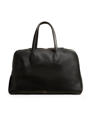 Khaite + Large Maeve Leather Weekender Bag